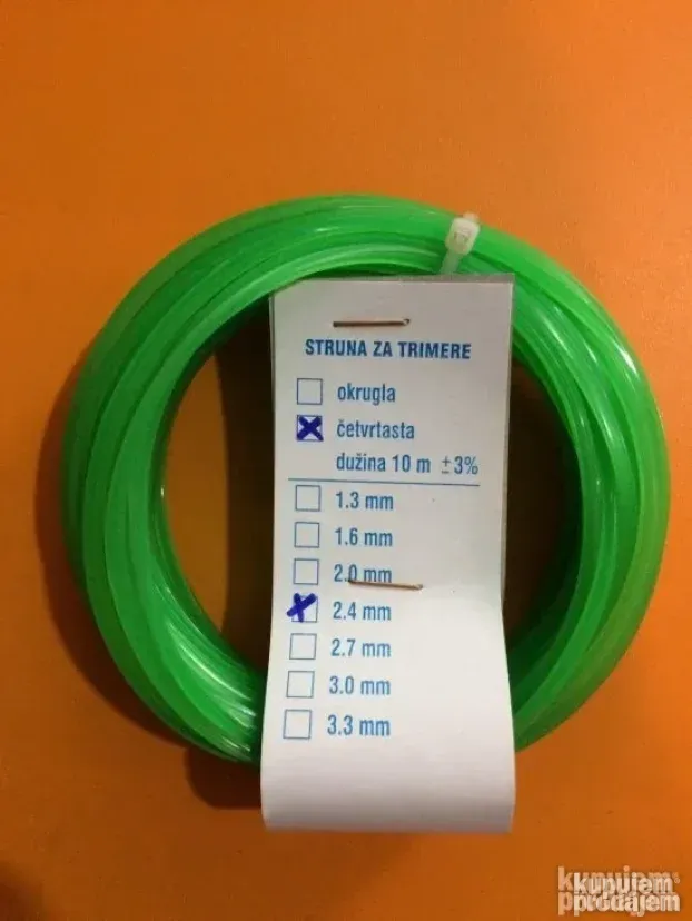 Struna,silk,najlon za trimer 10 Metara
